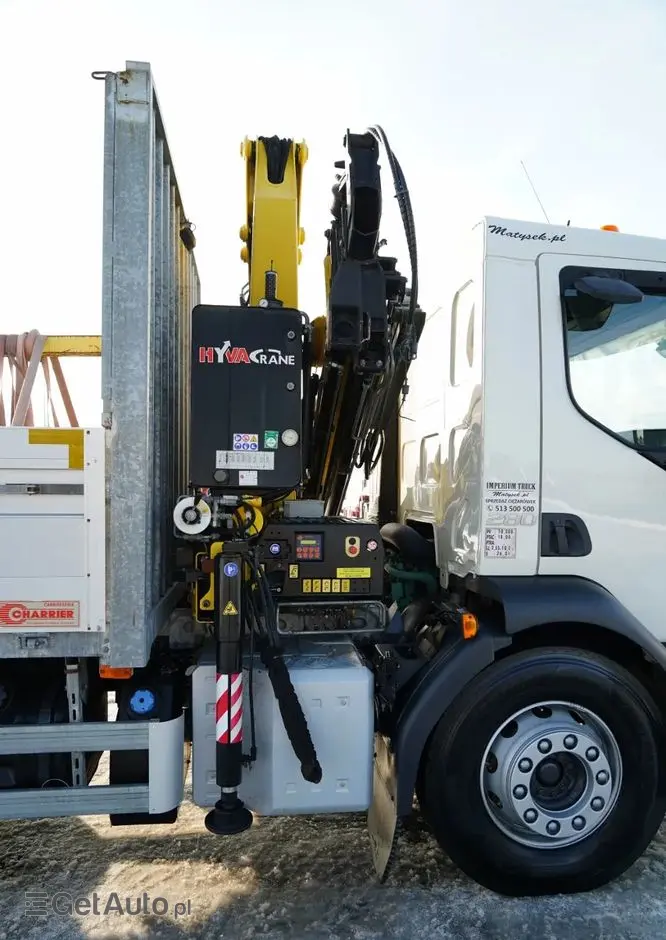 VOLVO FL 280 / 4X2 / SKRZYNIOWY 7,3 M / HDS  HYVA / PILOT / WIDŁY DO PALET  / ROTATOR / EURO 6 