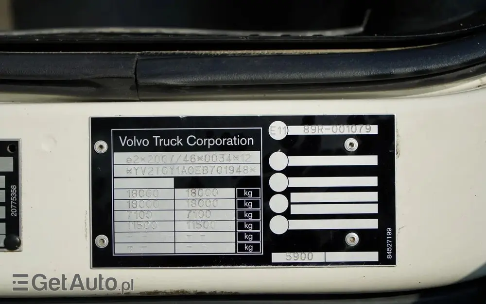 VOLVO FL 280 / 4X2 / SKRZYNIOWY 7,3 M / HDS  HYVA / PILOT / WIDŁY DO PALET  / ROTATOR / EURO 6 