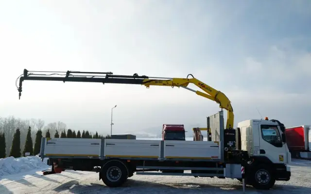 VOLVO FL 280 / 4X2 / SKRZYNIOWY 7,3 M / HDS  HYVA / PILOT / WIDŁY DO PALET  / ROTATOR / EURO 6 