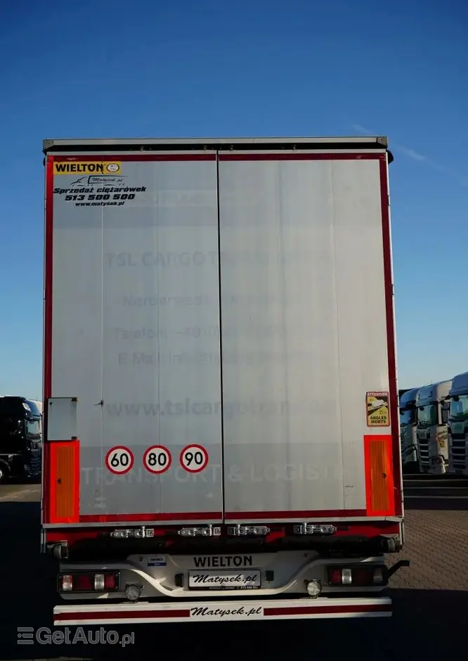 WIELTON FIRANKA STANDARD / MULDA DO STALI - 9 M / OŚ PODNOSZONA / SAF / 