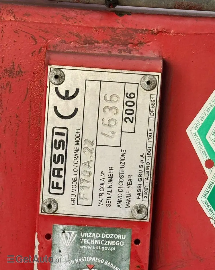 SCANIA 124L 420 6x2 Retarder HDS FASSI F170 Budowlanka 