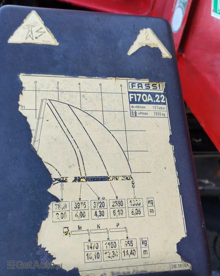 SCANIA 124L 420 6x2 Retarder HDS FASSI F170 Budowlanka 