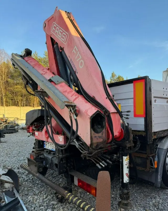 SCANIA 124L 420 6x2 Retarder HDS FASSI F170 Budowlanka 