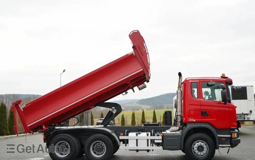 SCANIA G 370 / 6x4 / WYWROTKA DWU-STRONNA / HYDROBURTA / BOARDMATIC / AUTOMAT / EURO 6 
