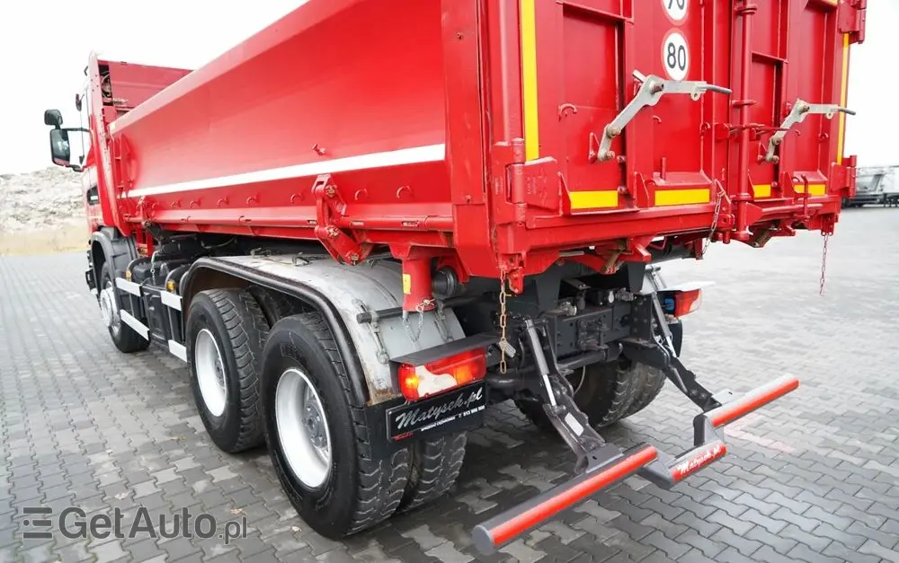 SCANIA G 370 / 6x4 / WYWROTKA DWU-STRONNA / HYDROBURTA / BOARDMATIC / AUTOMAT / EURO 6 