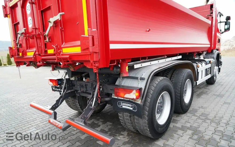 SCANIA G 370 / 6x4 / WYWROTKA DWU-STRONNA / HYDROBURTA / BOARDMATIC / AUTOMAT / EURO 6 