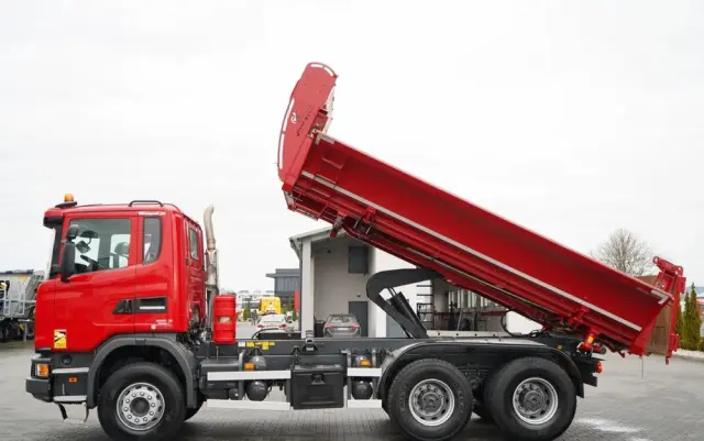 SCANIA G 370 / 6x4 / WYWROTKA DWU-STRONNA / HYDROBURTA / BOARDMATIC / AUTOMAT / EURO 6 