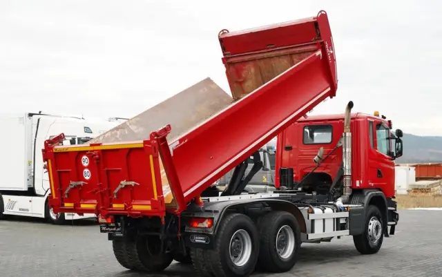 SCANIA G 370 / 6x4 / WYWROTKA DWU-STRONNA / HYDROBURTA / BOARDMATIC / AUTOMAT / EURO 6 