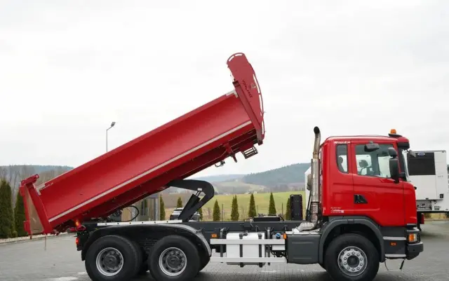 SCANIA G 370 / 6x4 / WYWROTKA DWU-STRONNA / HYDROBURTA / BOARDMATIC / AUTOMAT / EURO 6 