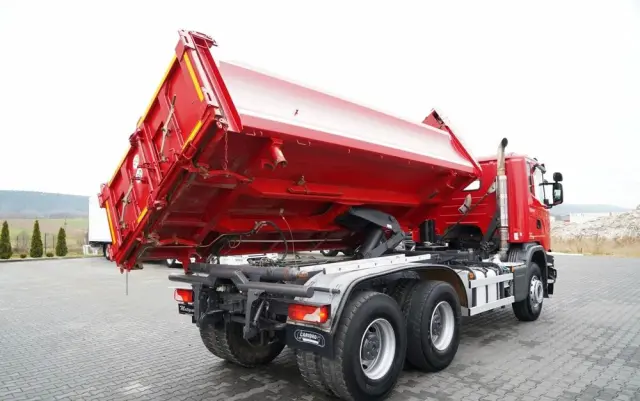 SCANIA G 370 / 6x4 / WYWROTKA DWU-STRONNA / HYDROBURTA / BOARDMATIC / AUTOMAT / EURO 6 