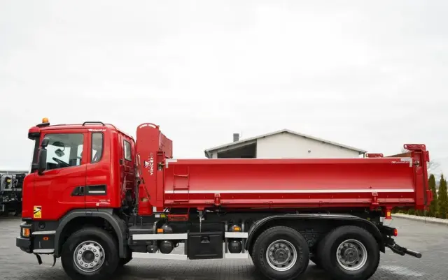SCANIA G 370 / 6x4 / WYWROTKA DWU-STRONNA / HYDROBURTA / BOARDMATIC / AUTOMAT / EURO 6 