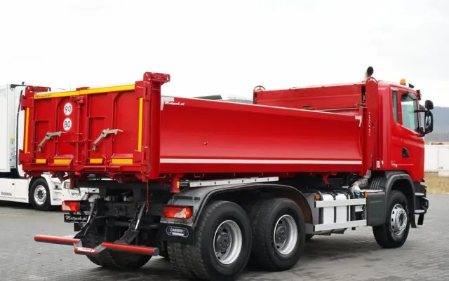 SCANIA G 370 / 6x4 / WYWROTKA DWU-STRONNA / HYDROBURTA / BOARDMATIC / AUTOMAT / EURO 6 