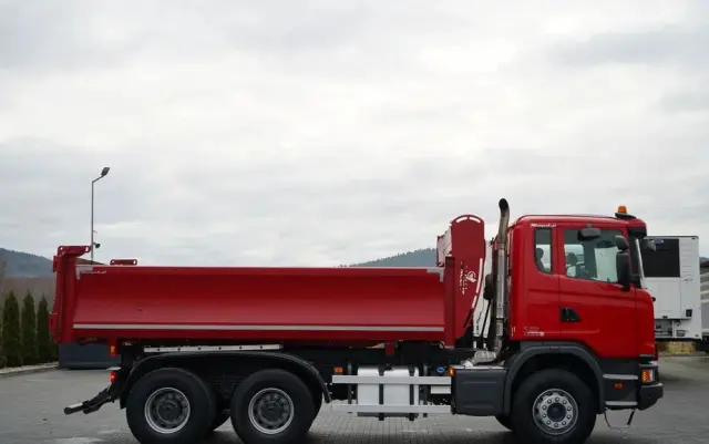 SCANIA G 370 / 6x4 / WYWROTKA DWU-STRONNA / HYDROBURTA / BOARDMATIC / AUTOMAT / EURO 6 