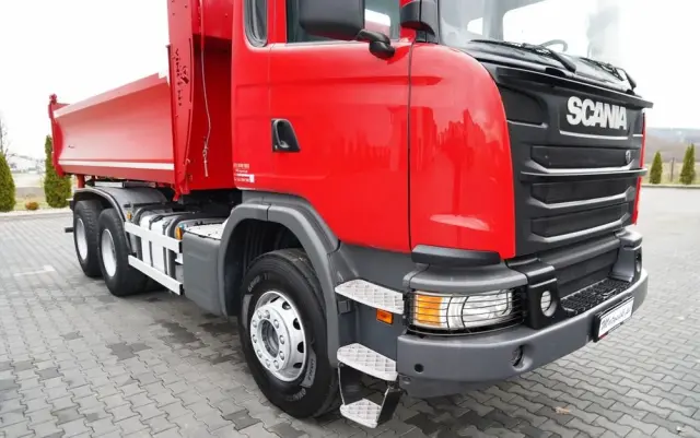 SCANIA G 370 / 6x4 / WYWROTKA DWU-STRONNA / HYDROBURTA / BOARDMATIC / AUTOMAT / EURO 6 