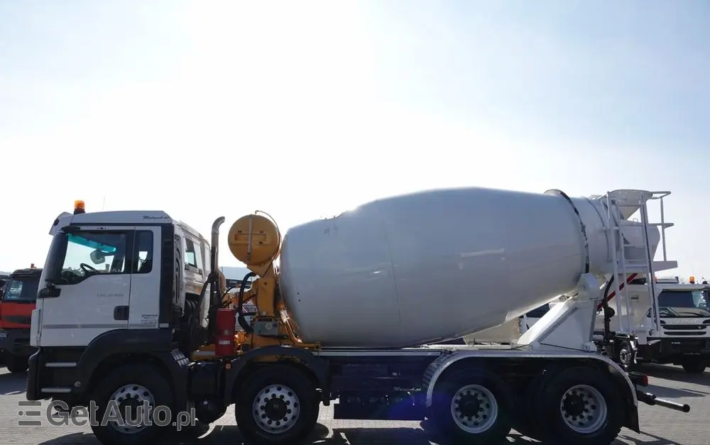 MAN TGS 32.420 / 8x4 / BETONOMIESZARKA IMER  / 55 TYS. KM / GRUSZKA 9M3 / 2018 ROK 