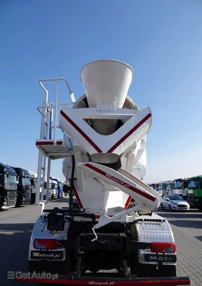 MAN TGS 32.420 / 8x4 / BETONOMIESZARKA IMER  / 55 TYS. KM / GRUSZKA 9M3 / 2018 ROK 
