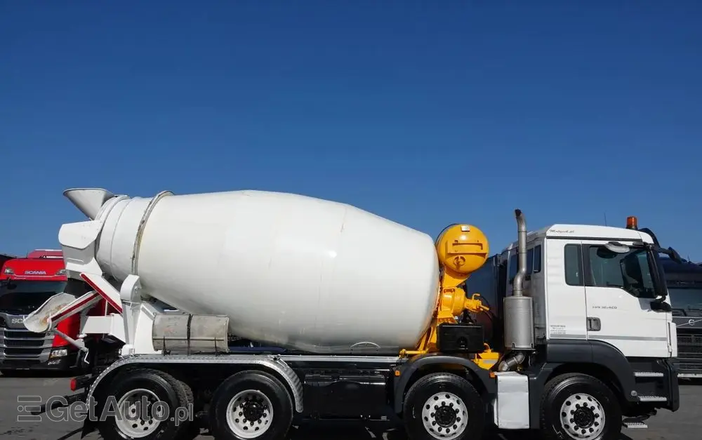 MAN TGS 32.420 / 8x4 / BETONOMIESZARKA IMER  / 55 TYS. KM / GRUSZKA 9M3 / 2018 ROK 