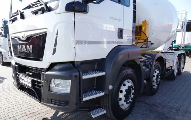 MAN TGS 32.420 / 8x4 / BETONOMIESZARKA IMER  / 55 TYS. KM / GRUSZKA 9M3 / 2018 ROK 