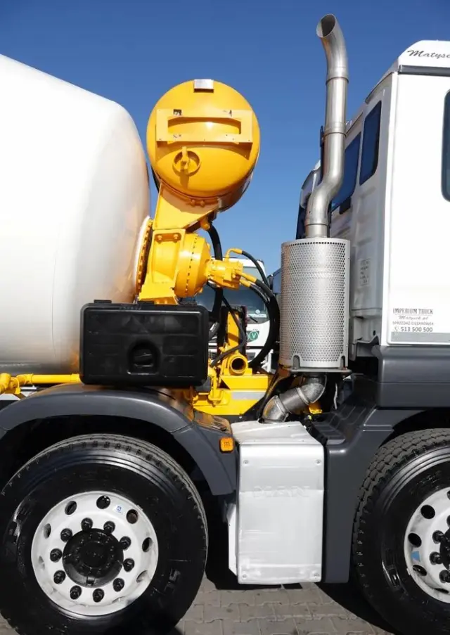 MAN TGS 32.420 / 8x4 / BETONOMIESZARKA IMER  / 55 TYS. KM / GRUSZKA 9M3 / 2018 ROK 