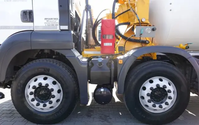 MAN TGS 32.420 / 8x4 / BETONOMIESZARKA IMER  / 55 TYS. KM / GRUSZKA 9M3 / 2018 ROK 