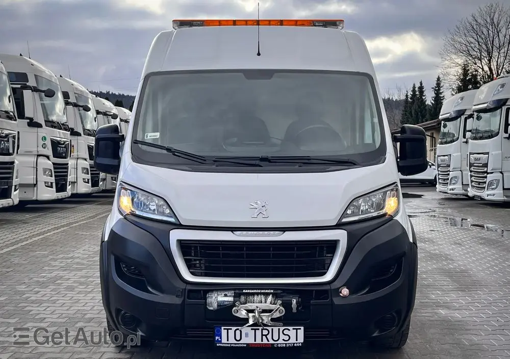 PEUGEOT BOXER L3H2 / WYCIAGARKA / KOGUTY / OŚWIETLENIE ROBOCZE / HAK / 2.2 165KM 