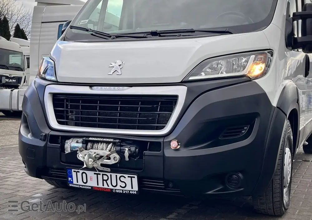 PEUGEOT BOXER L3H2 / WYCIAGARKA / KOGUTY / OŚWIETLENIE ROBOCZE / HAK / 2.2 165KM 