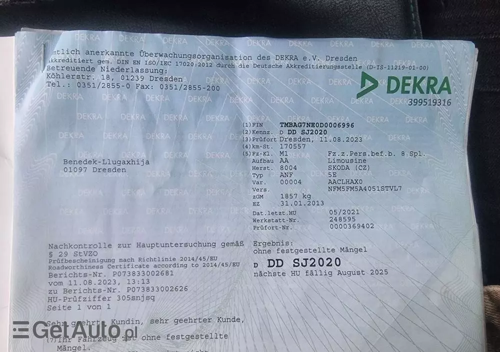 SKODA Octavia 1.6 TDI Elegance