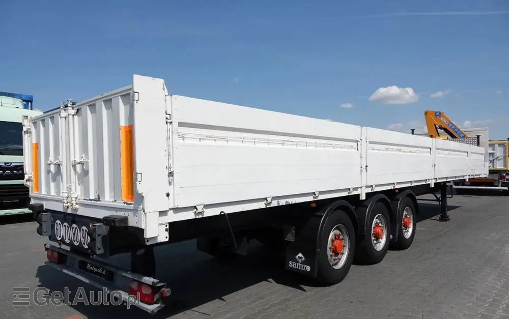 SAMRO NACZEPA BURTOWA  / + HDS EFFER 95-3S - WYSÓW : 9 METRÓW / SPROWADZONA 