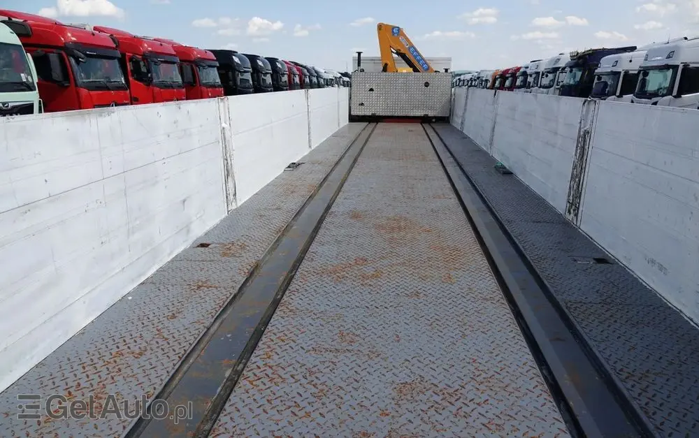 SAMRO NACZEPA BURTOWA  / + HDS EFFER 95-3S - WYSÓW : 9 METRÓW / SPROWADZONA 