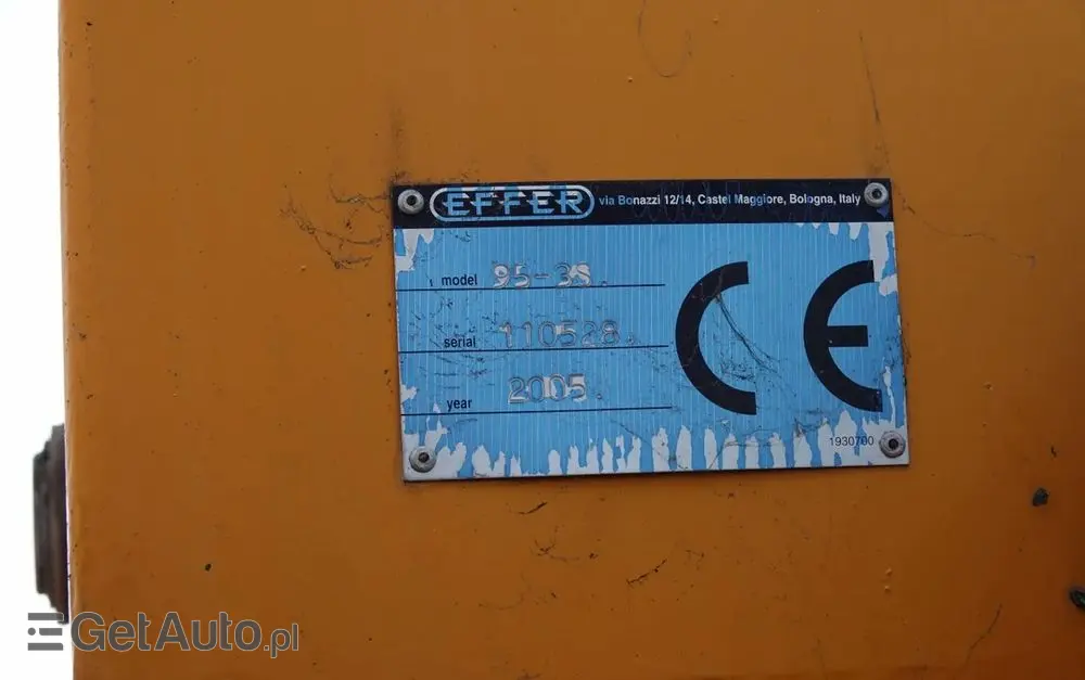 SAMRO NACZEPA BURTOWA  / + HDS EFFER 95-3S - WYSÓW : 9 METRÓW / SPROWADZONA 