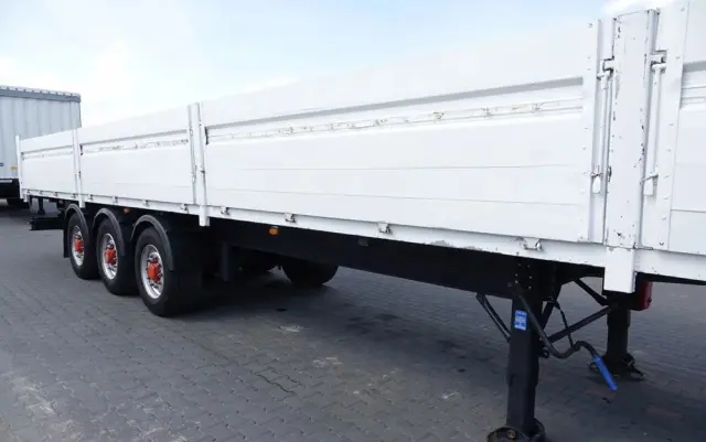 SAMRO NACZEPA BURTOWA  / + HDS EFFER 95-3S - WYSÓW : 9 METRÓW / SPROWADZONA 