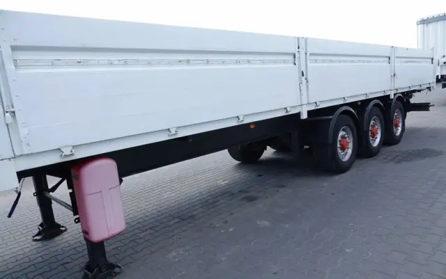 SAMRO NACZEPA BURTOWA  / + HDS EFFER 95-3S - WYSÓW : 9 METRÓW / SPROWADZONA 