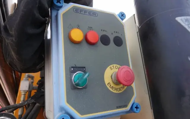 SAMRO NACZEPA BURTOWA  / + HDS EFFER 95-3S - WYSÓW : 9 METRÓW / SPROWADZONA 