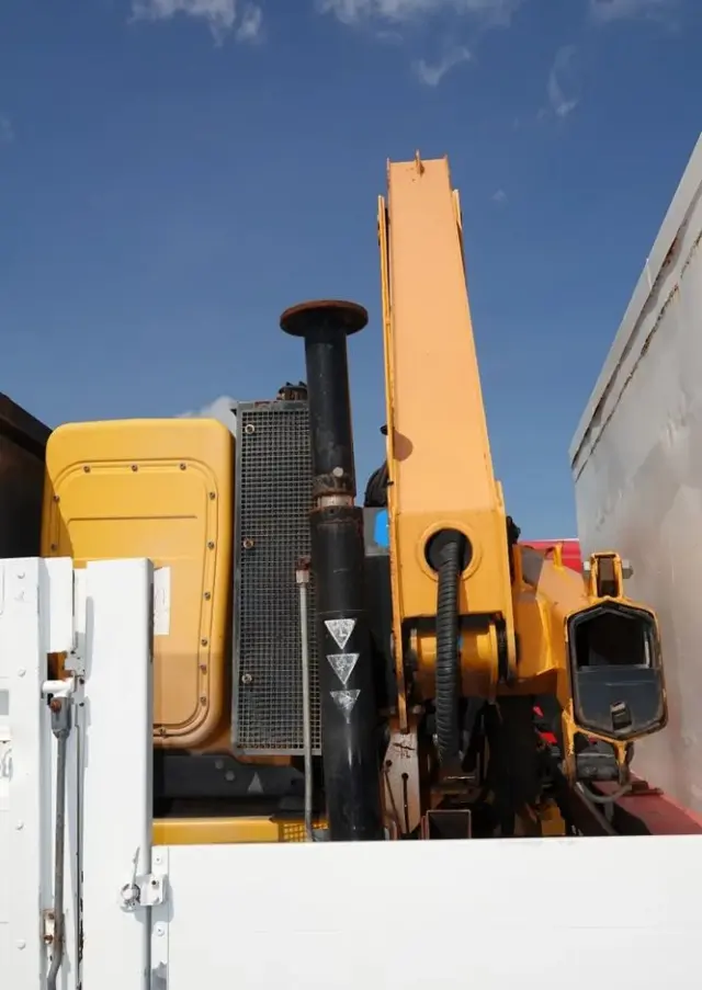 SAMRO NACZEPA BURTOWA  / + HDS EFFER 95-3S - WYSÓW : 9 METRÓW / SPROWADZONA 