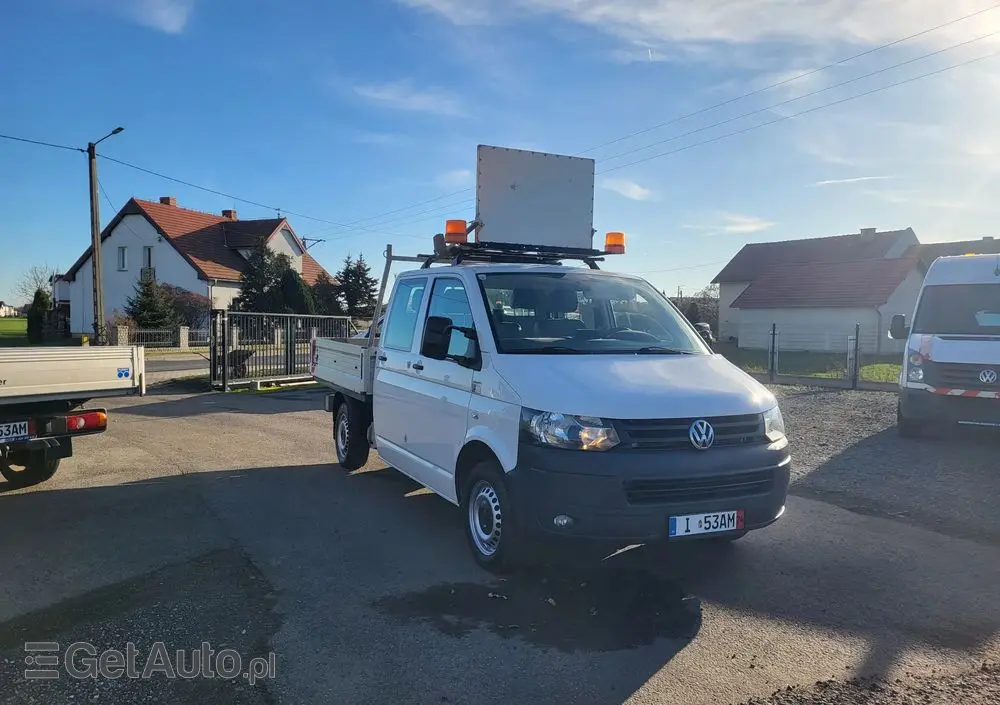 VOLKSWAGEN Transporter t5 lift doka super stan klima tablica świetlna 