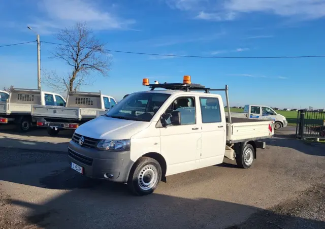 VOLKSWAGEN Transporter t5 lift doka super stan klima tablica świetlna 