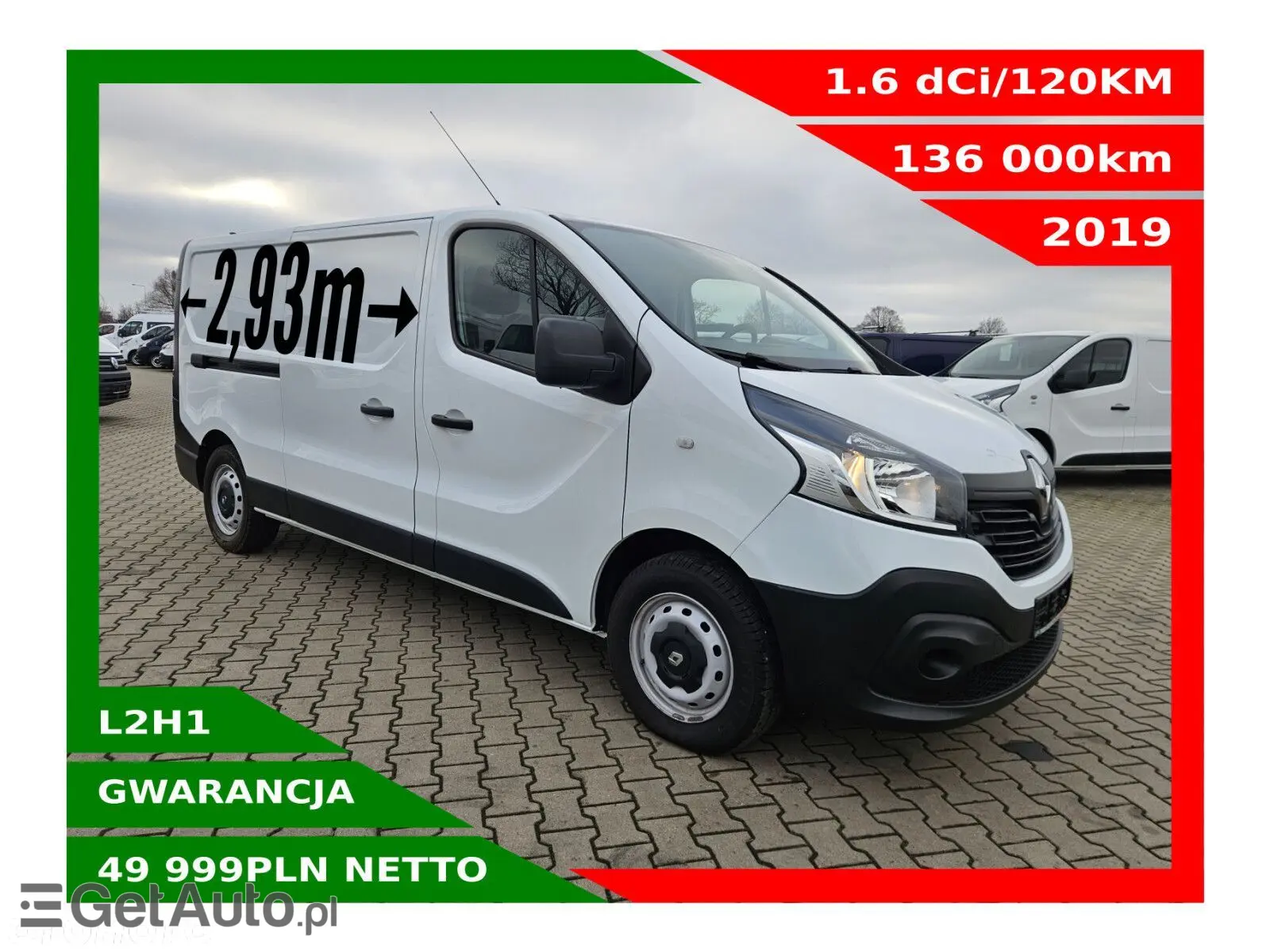 RENAULT Trafic L2H1 Pack Clim S&S+E(1200)