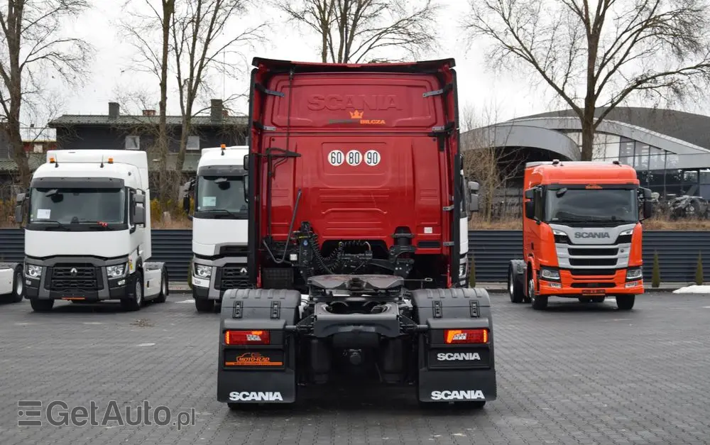 SCANIA R500 / FULL AIRMATIC / HYDRAULIKA / RETARDER / KLIMATYZACJA POSTOJOWA / ACC / KLIMA / LEDY / PO KONTRKCIE SERWISOWYM / SERWISOWANA / SPROWADZONA 
