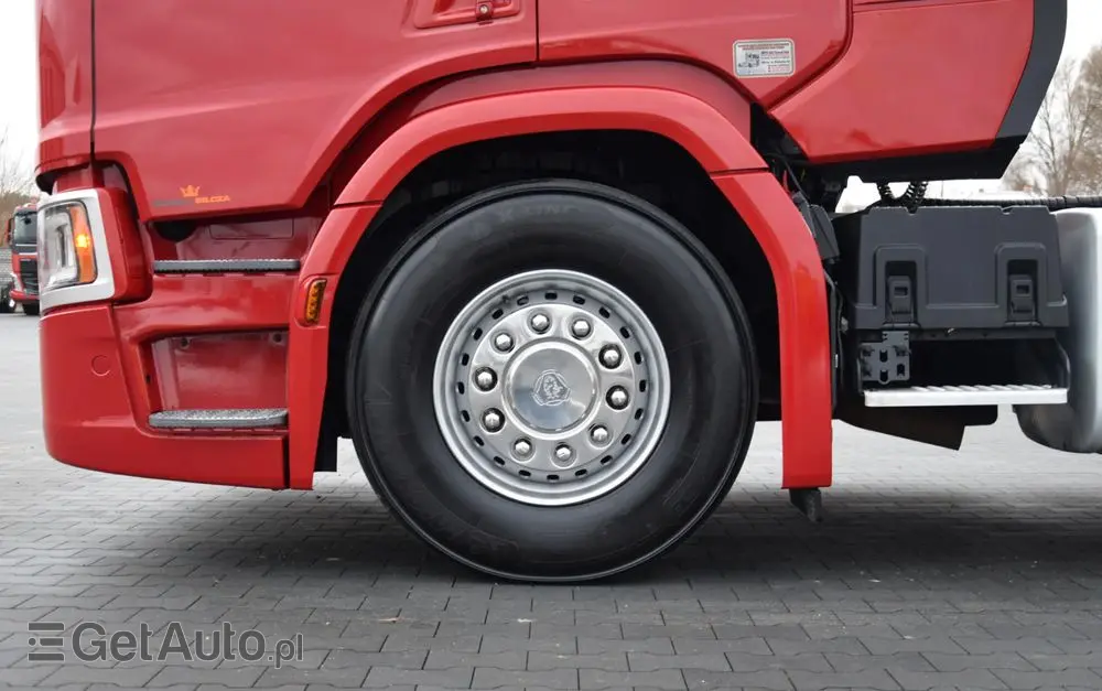 SCANIA R500 / FULL AIRMATIC / HYDRAULIKA / RETARDER / KLIMATYZACJA POSTOJOWA / ACC / KLIMA / LEDY / PO KONTRKCIE SERWISOWYM / SERWISOWANA / SPROWADZONA 