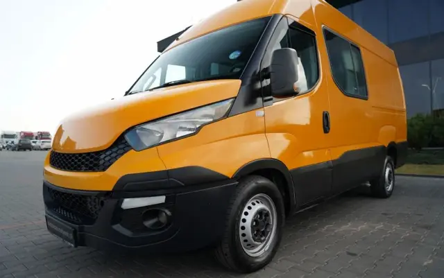 IVECO DAILY 35-130 / BRYGADÓWKA / 7 MIEJSC / BLASZAK / FURGON / SPROWADZONY 