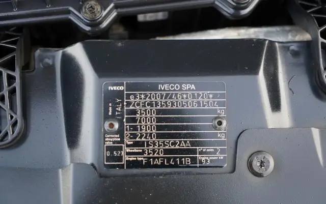 IVECO DAILY 35-130 / BRYGADÓWKA / 7 MIEJSC / BLASZAK / FURGON / SPROWADZONY 