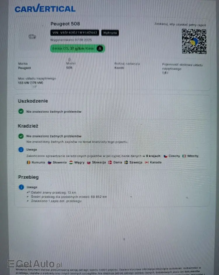 PEUGEOT 508 180 e-EAT8 Allure