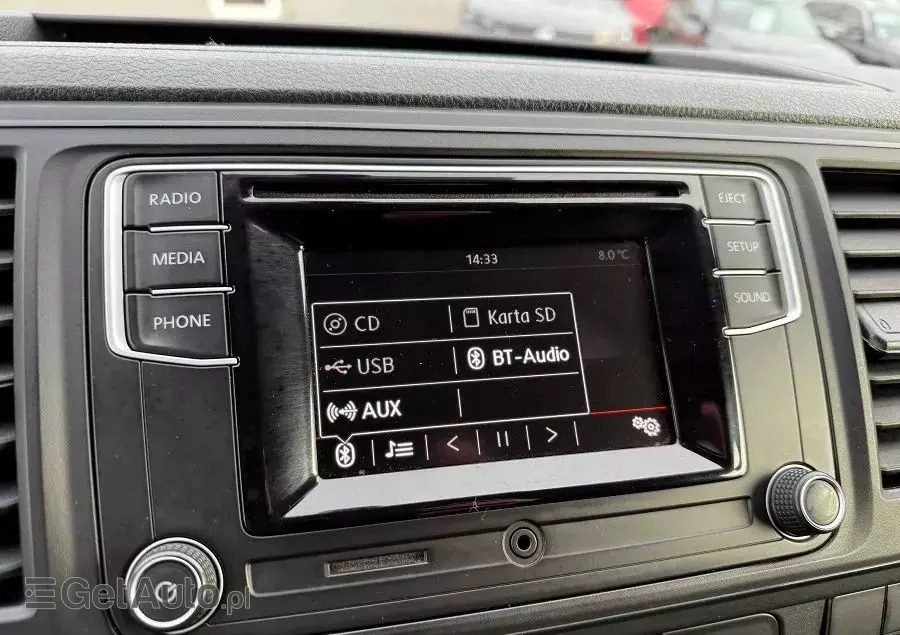 VOLKSWAGEN 2.0TDI DSG 150ps Transporter T6 Długi Webasto Parktronik SERWISOWANY Bezwypadek 