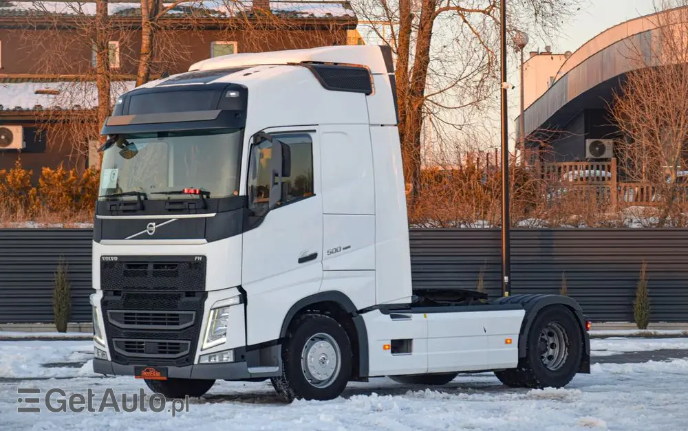 VOLVO FH500 / I-SAVE / EURO 6 / KLIMATYZACJA POSTOJOWA / ACC / LEDY / 2 ZBIORNIKI / FULL SPILERY / SERWISOWANY / SPROWADZONY 