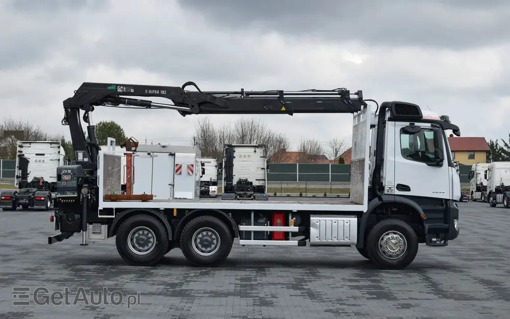 MERCEDES-BENZ AROCS 2636 / 6x4 / HIAB X-HIPRO 192 E-3 / WYSUW x3 / ROTATOR / STEROWANIE RADIOWE / UDT / PODPORY HYDRAULICZNE / AUTOMAT / KAMERA COFANIA / NISKI PRZEBIEG / SPROWADZONY 