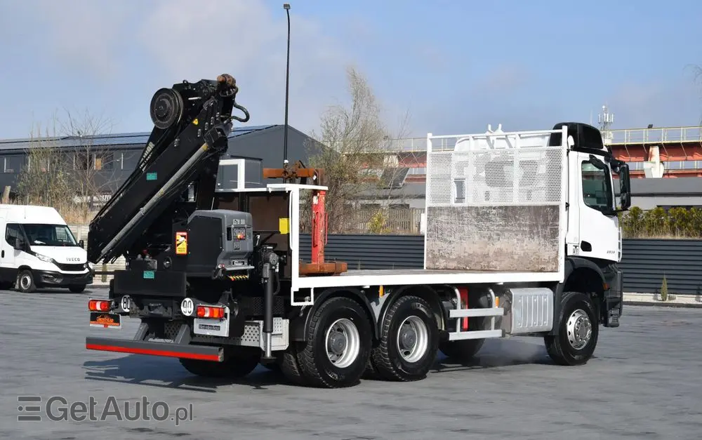 MERCEDES-BENZ AROCS 2636 / 6x4 / HIAB X-HIPRO 192 E-3 / WYSUW x3 / ROTATOR / STEROWANIE RADIOWE / UDT / PODPORY HYDRAULICZNE / AUTOMAT / KAMERA COFANIA / NISKI PRZEBIEG / SPROWADZONY 
