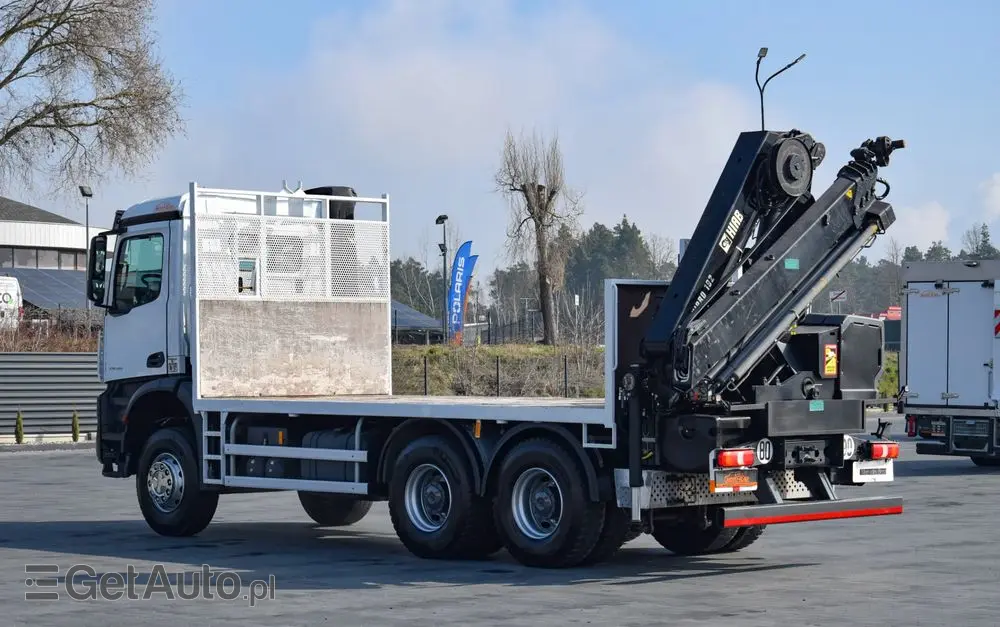 MERCEDES-BENZ AROCS 2636 / 6x4 / HIAB X-HIPRO 192 E-3 / WYSUW x3 / ROTATOR / STEROWANIE RADIOWE / UDT / PODPORY HYDRAULICZNE / AUTOMAT / KAMERA COFANIA / NISKI PRZEBIEG / SPROWADZONY 