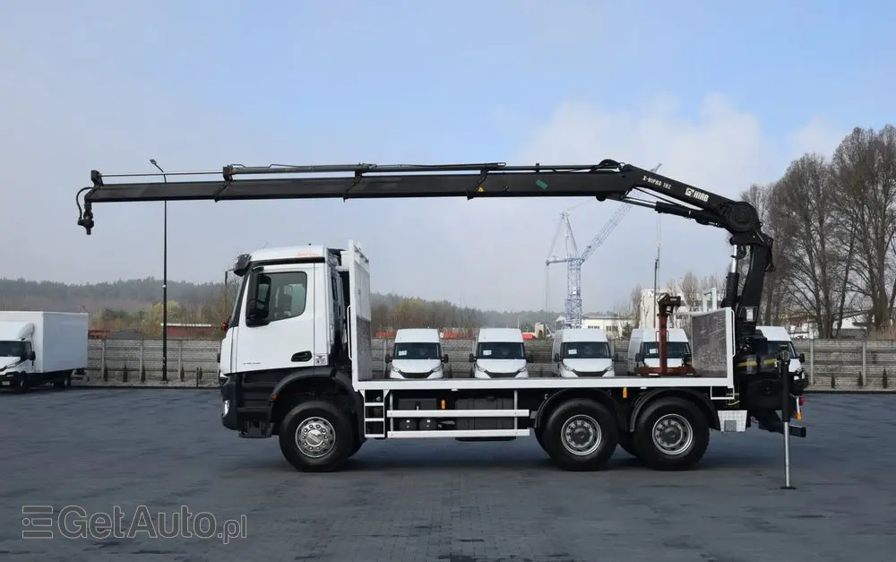MERCEDES-BENZ AROCS 2636 / 6x4 / HIAB X-HIPRO 192 E-3 / WYSUW x3 / ROTATOR / STEROWANIE RADIOWE / UDT / PODPORY HYDRAULICZNE / AUTOMAT / KAMERA COFANIA / NISKI PRZEBIEG / SPROWADZONY 