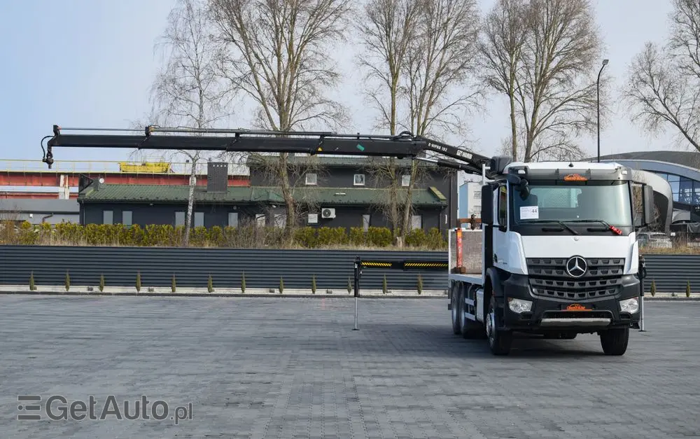 MERCEDES-BENZ AROCS 2636 / 6x4 / HIAB X-HIPRO 192 E-3 / WYSUW x3 / ROTATOR / STEROWANIE RADIOWE / UDT / PODPORY HYDRAULICZNE / AUTOMAT / KAMERA COFANIA / NISKI PRZEBIEG / SPROWADZONY 