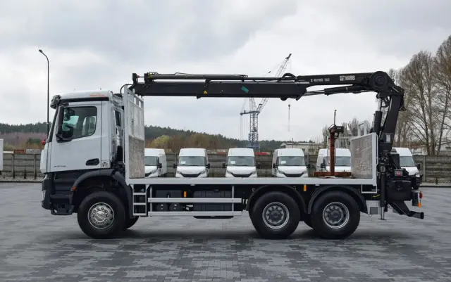 MERCEDES-BENZ AROCS 2636 / 6x4 / HIAB X-HIPRO 192 E-3 / WYSUW x3 / ROTATOR / STEROWANIE RADIOWE / UDT / PODPORY HYDRAULICZNE / AUTOMAT / KAMERA COFANIA / NISKI PRZEBIEG / SPROWADZONY 